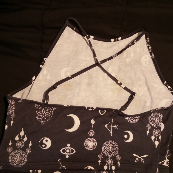 Celestial Print Halter top - Picture 3 of 3